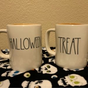 NWOT SET OF TWO Rae Dunn Double-Sided Mugs